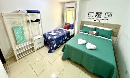 Casa 1 quarto, com ar condicionado