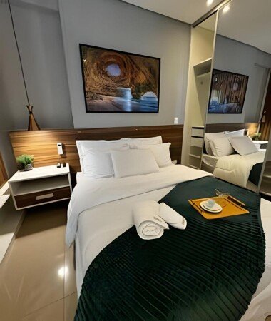 Apartamento 1 quarto, com piscina