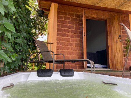 Chalé 1 quarto, com jacuzzi