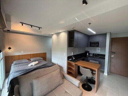 Apartamento 1 quarto, com ar condicionado
