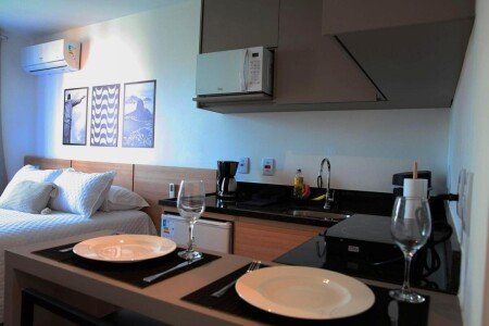 Apartamento 1 quarto, com ginásio