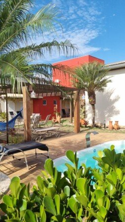 Pousada da juventude 1 convidado, com piscina