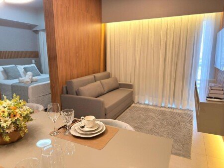 Apartamento 1 quarto, com piscina