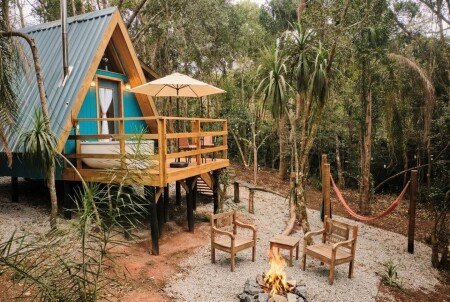 Casa 3 convidados, com jardim