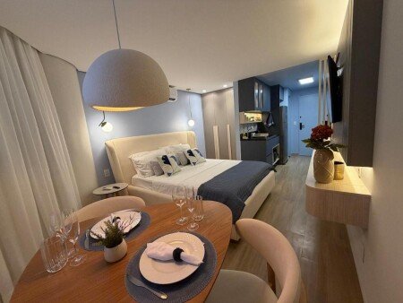 Apartamento 1 quarto, com ar condicionado