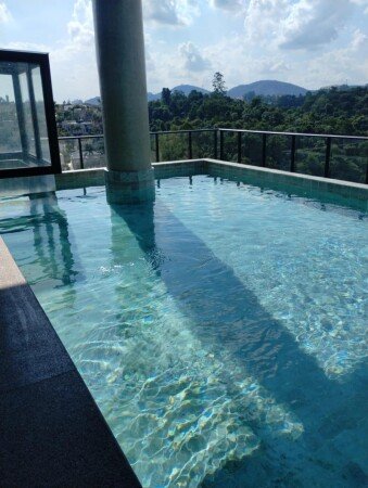 Apartamento 3 convidados, com piscina