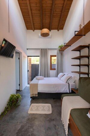 Chalé 1 quarto, com jacuzzi