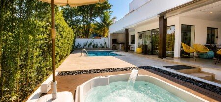 Casa 4 quartos, com jardim