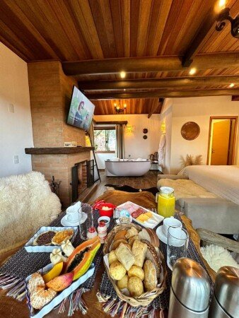 Chalé 2 convidados, com jardim