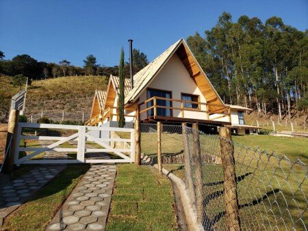 Chalé 1 convidado, com jardim