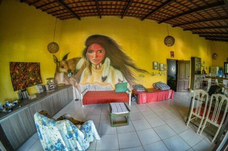 Pousada da juventude 1 convidado, com jardim