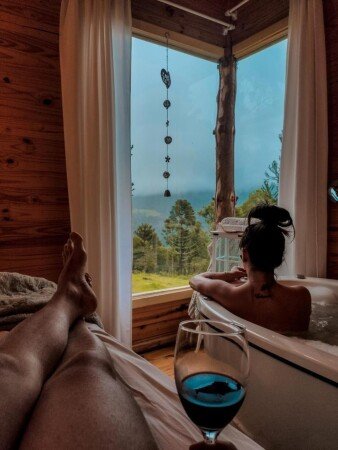 Chalé 1 quarto, com jacuzzi