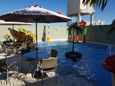 Aparthotel 1 quarto, com piscina