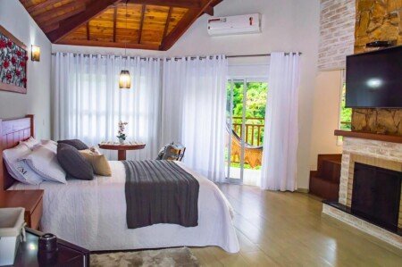 Chalé 1 quarto, com jacuzzi