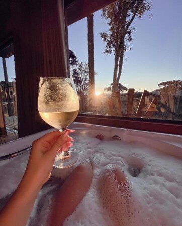 Chalé 1 convidado, com jacuzzi