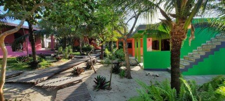 Pousada da juventude 6 convidados, com jardim