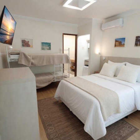 Apartamento 4 convidados, com jardim