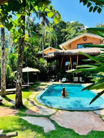 Apartamento 1 convidado, com piscina