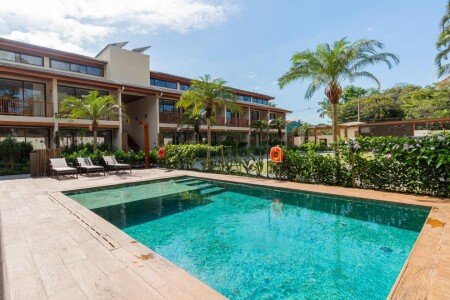 Apartamento 1 convidado, com piscina