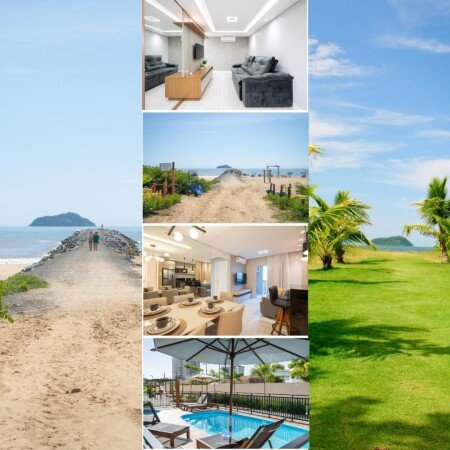 Apartamento 1 convidado, com piscina