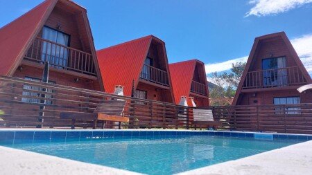 Chalé 1 convidado, com piscina