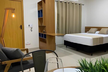 Casa 1 quarto, com jardim