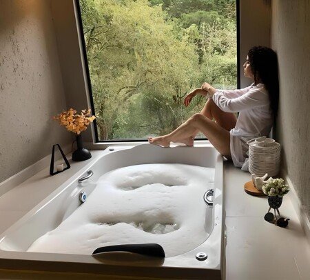 Chalé 1 quarto, com jacuzzi