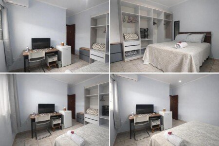Pousada / Bed and breakfast 1 quarto, com estacionamento