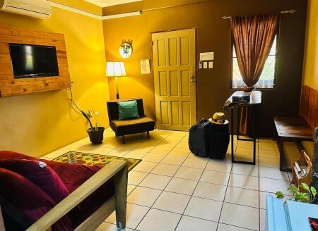 Apartment 1 bedroom, with garden