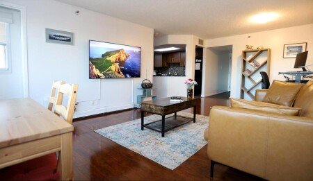 Apartment 2 bedrooms, with gym