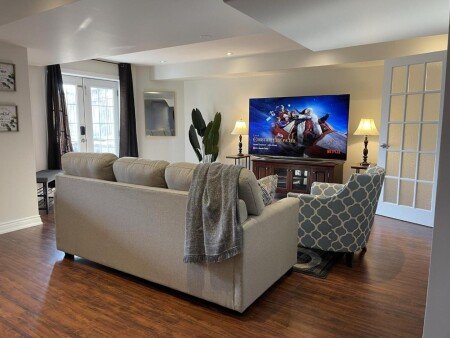 Appartement 2 chambres, avec jardin