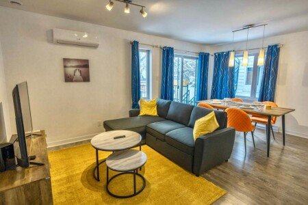 Apartment 2 bedrooms, with garden