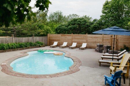 House 3 bedrooms, with pool