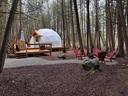 Camping / Mobile Home 1 bedroom, with air conditioning