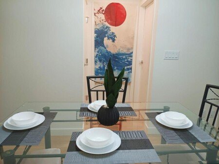 Apartment 2 bedrooms, with gym