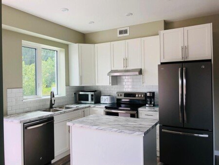 Appartement 2 chambres, avec jardin