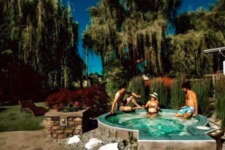 Ferienhaus 3 Schlafzimmer, mit Whirlpool