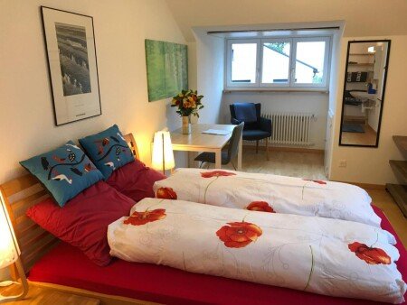 Appartement 1 slaapkamer, met tuin