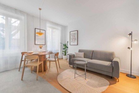 Apartment 1 bedroom, with garden