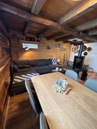 Chalet authentique, 4 voyageurs, avec jardin