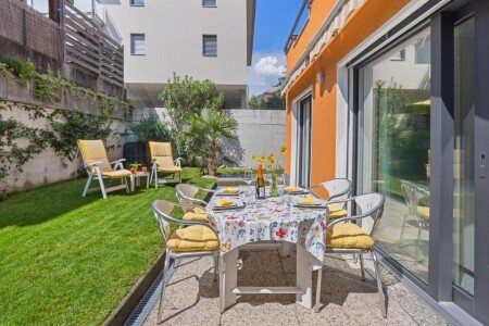 Appartamento 2 camere, con giardino