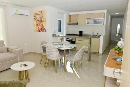 Apartment 2 bedrooms, with garden