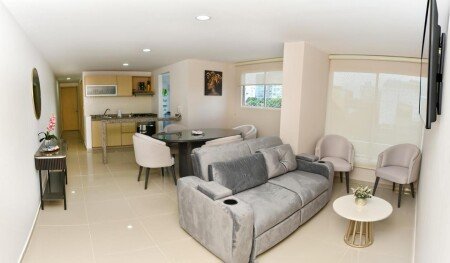 Apartment 2 bedrooms, with garden