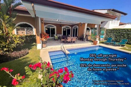 Villa 3 habitaciones, con piscina