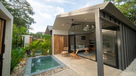 Villa 3 voyageurs, avec piscine