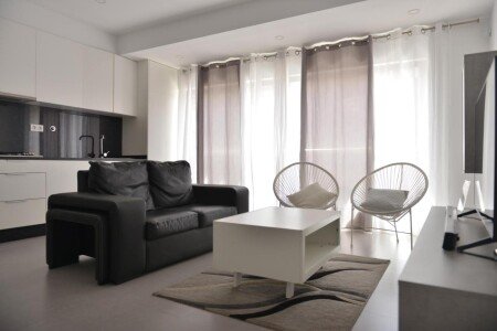 Appartement design, 2 chambres, avec climatisation