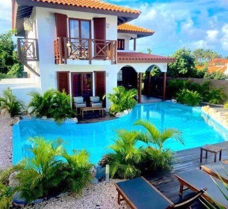 Maison de campagne 3 chambres, avec piscine