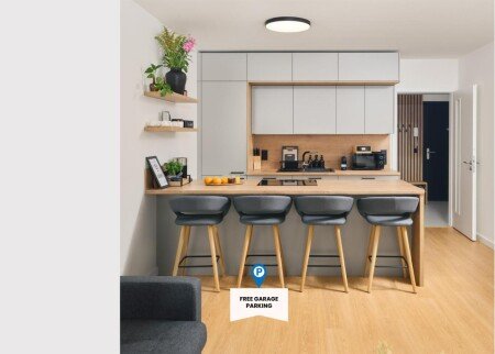 Wohnung 1 Schlafzimmer, mit Garten