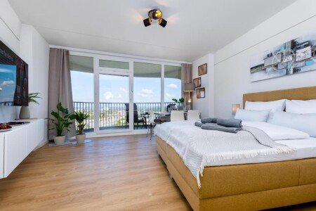 Wohnung 1 Schlafzimmer, mit Klimaanlage