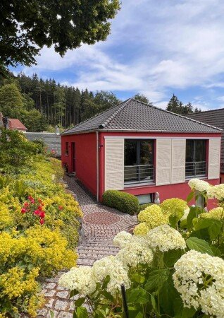 Ferienhaus 1 Schlafzimmer, mit Garten